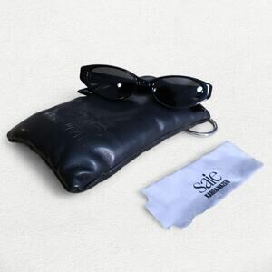 Saie x Karen Wazen Sunglasses in Black